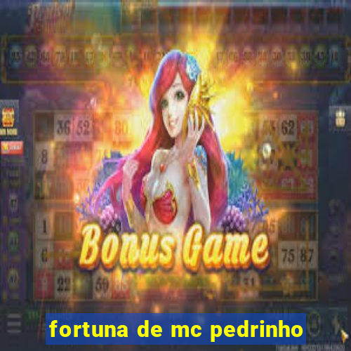 fortuna de mc pedrinho